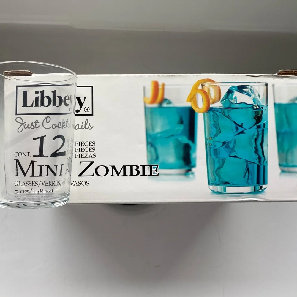 NEW W/BOXES LIBBY Just Desserts Multiple Clear Parfait, Zombie, Cabo Splash Sets